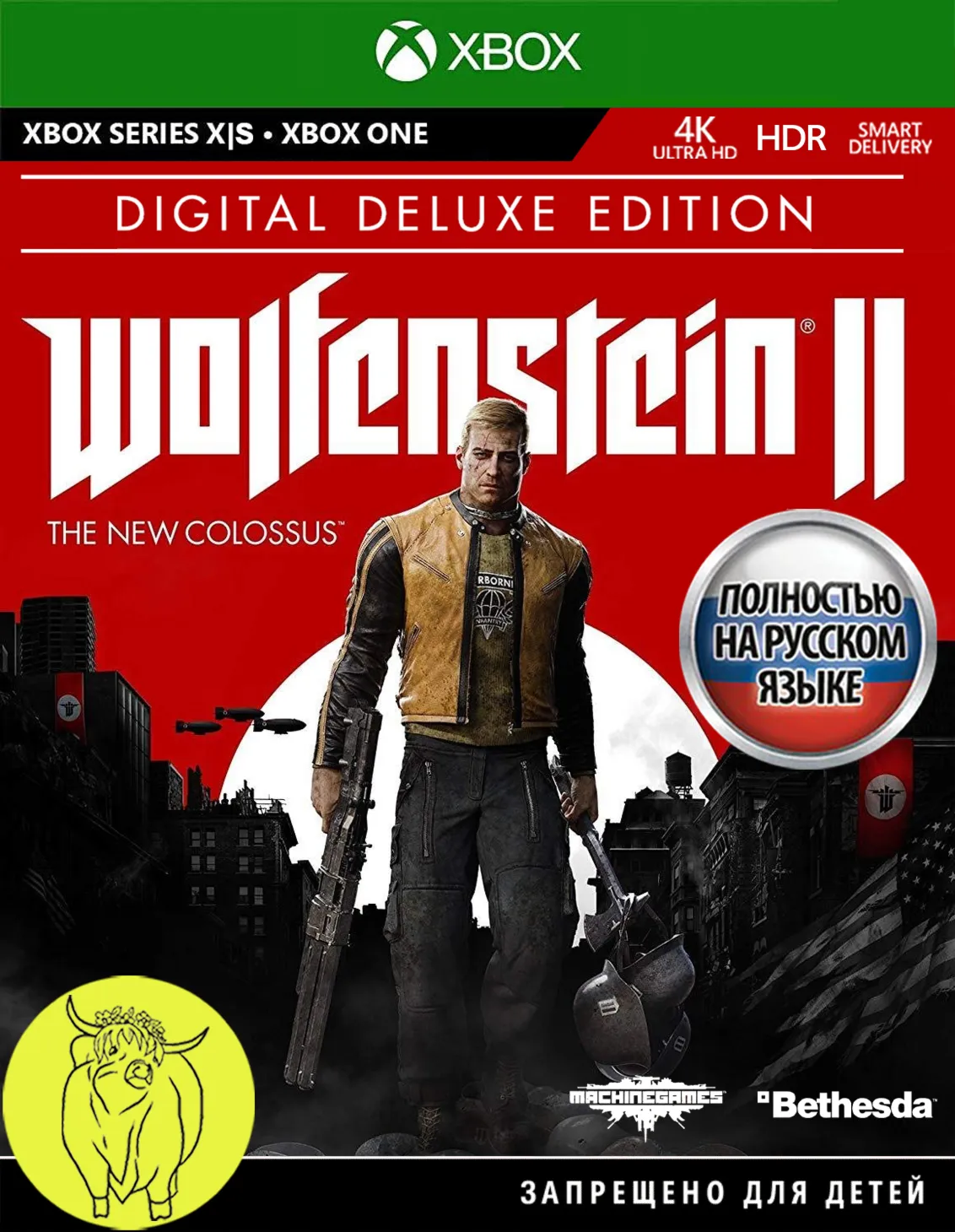 Wolfenstein II: The New Colossus Deluxe XBOX Ключ РУС - irongamers.ru