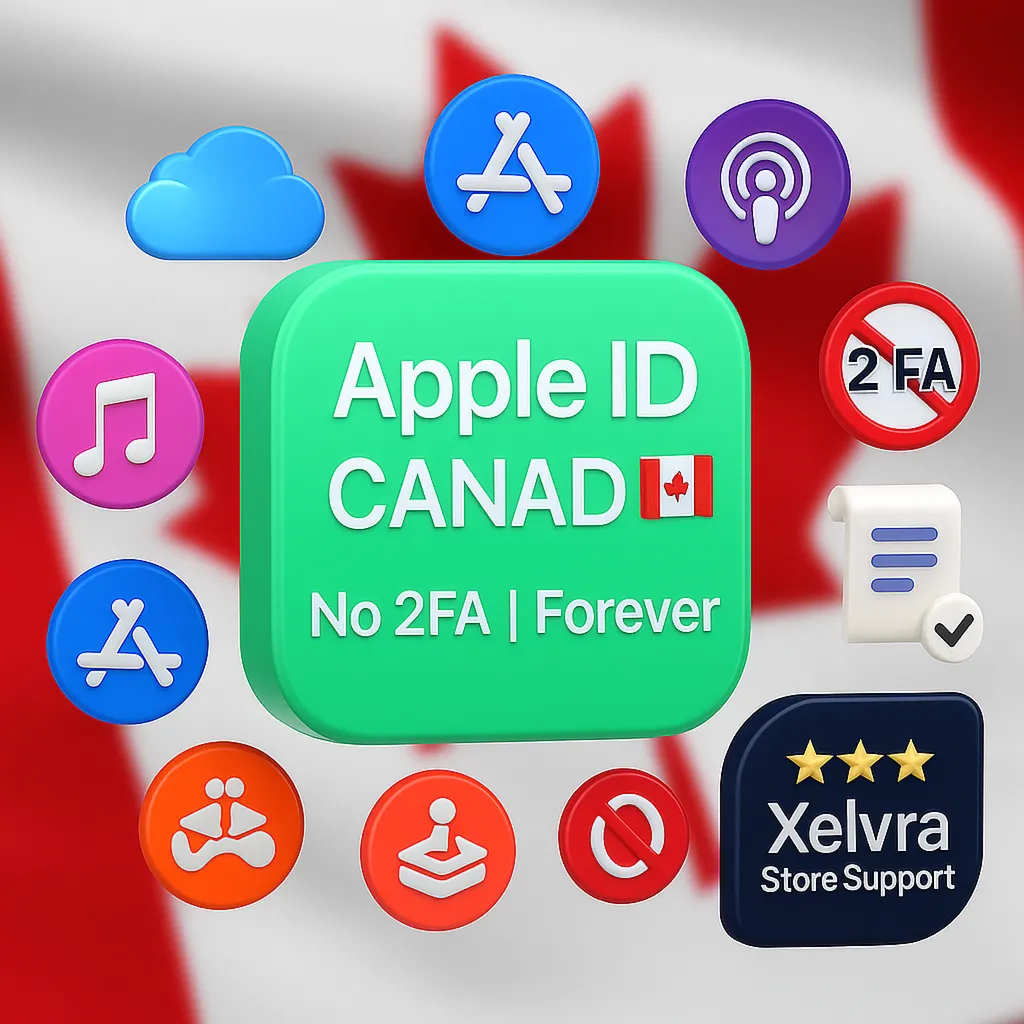 🇨 🇦 Apple ID Канада Без 2FA Полный Доступ Мгновенно 🚀 