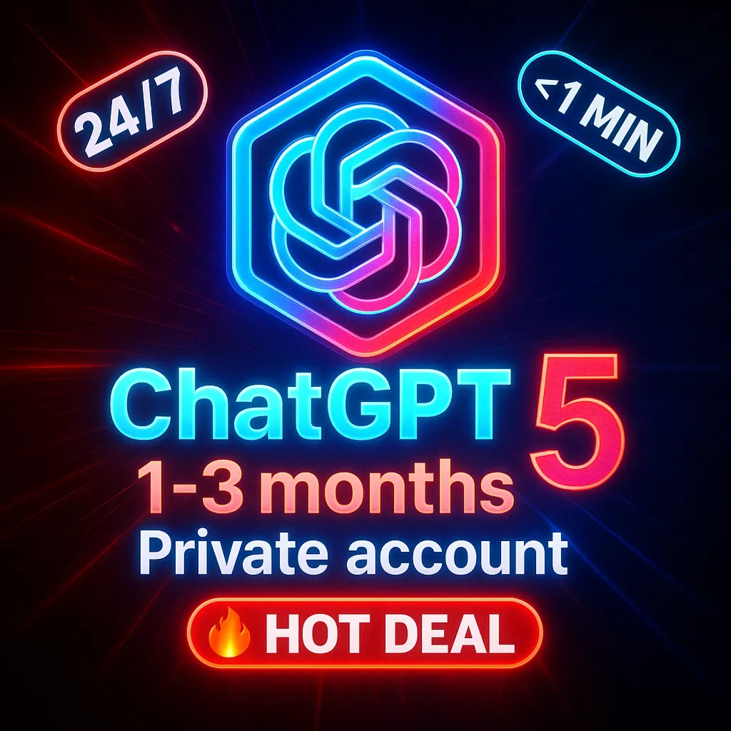 24/7 | ChatGPT 5.6 | PLUS | PRO | GO | CODEX | ЛИЧНЫЙ АККАУНТ
