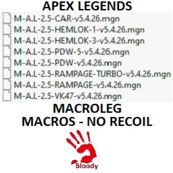 Apex Legends - Тяжелые патроны - Макросы для bloody