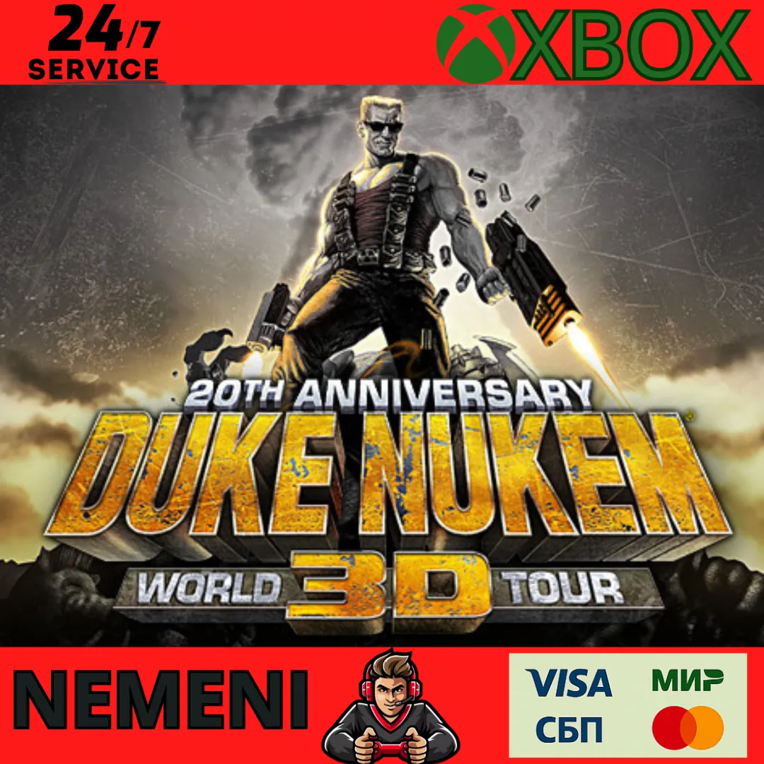 DUKE NUKEM 3D: 20TH ANNIVERSARY WORLD TOUR XBOX КЛЮЧ