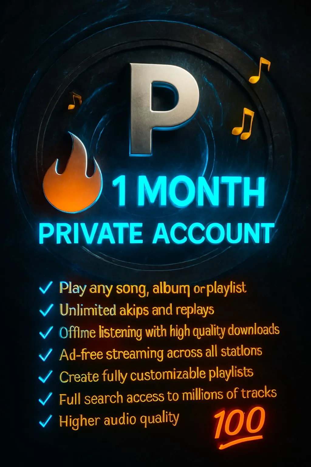 Личный аккаунт Pandora Music на 1 месяц - irongamers.ru