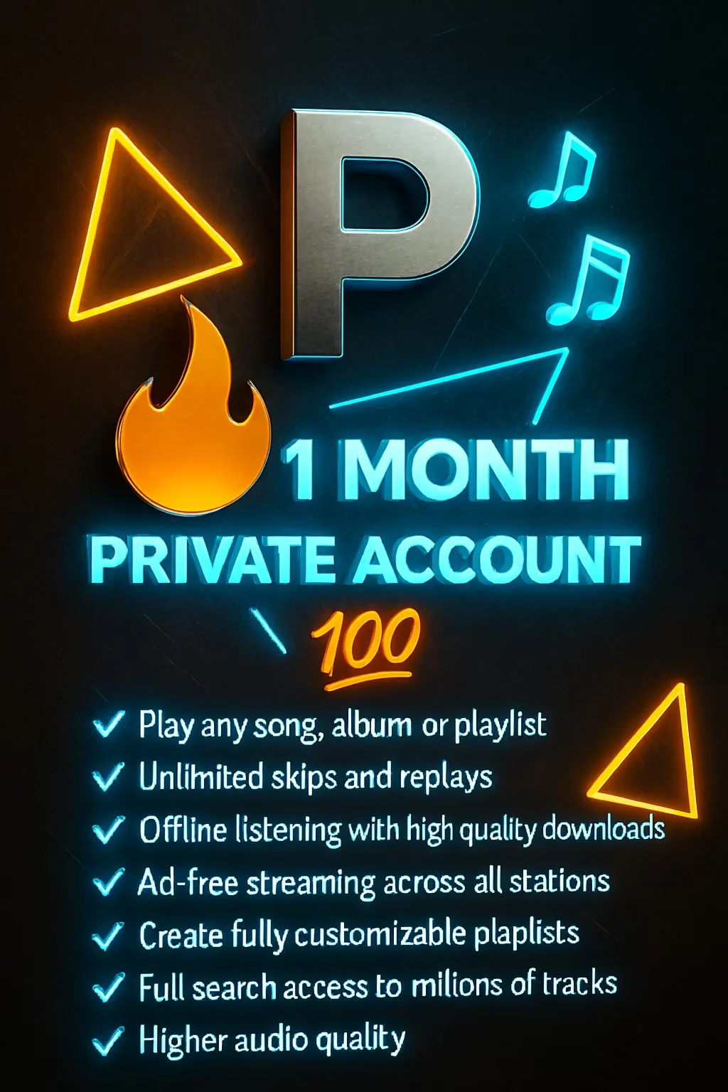 Личный аккаунт Pandora Music на 1 месяц - irongamers.ru