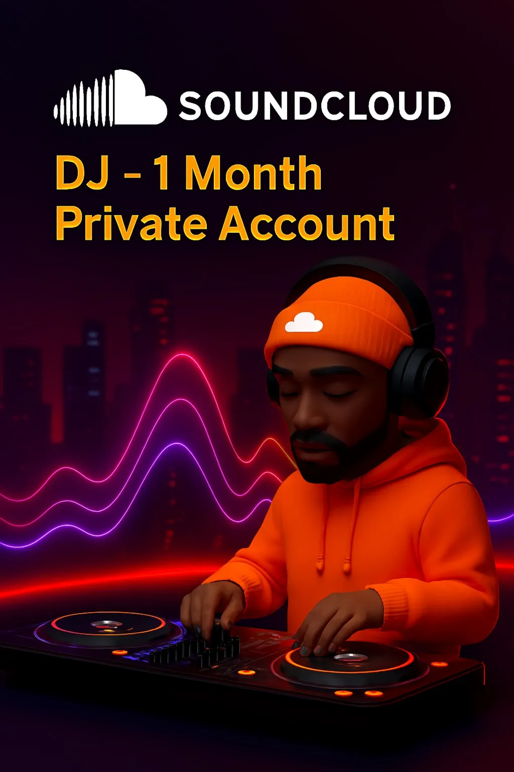 🔥 🔥 SOUNDCLOUD DJ 1 МЕСЯЦ ЧАСТНЫЙ АККАУНТ 🔥 💯 💯 