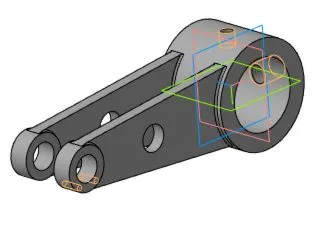 МЧ00.29.00.000 тяга - Чертеж и 3D модель