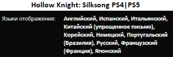 Hollow Knight: Silksong PS4|PS5 П1 - ОФФЛАЙН