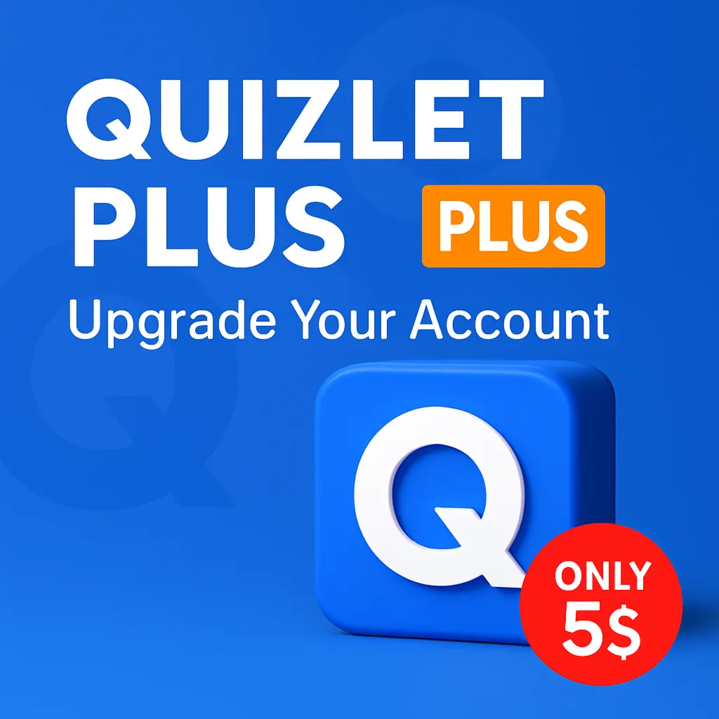 Quizlet Plus Unlimited – 1 год на ваш счет