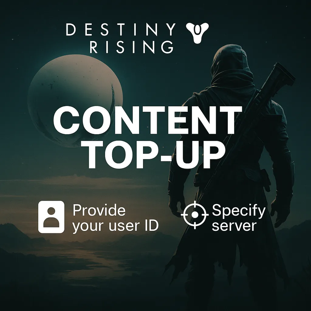 🌌 Destiny Rising Пополнение по ID