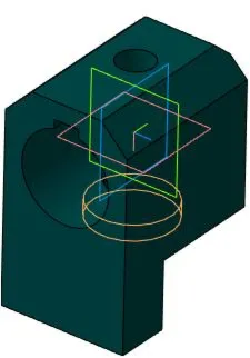 МЧ00.10.00.00 зажим гидравлический поворотный - 3D