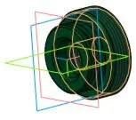 МЧ00.10.00.00 зажим гидравлический поворотный - 3D