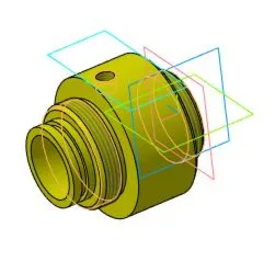 МЧ00.10.00.00 зажим гидравлический поворотный - 3D