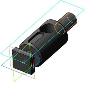 МЧ00.10.00.00 зажим гидравлический поворотный - 3D