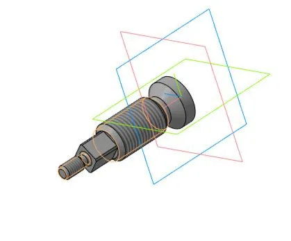 61.009 шпиндель 3D модель детали