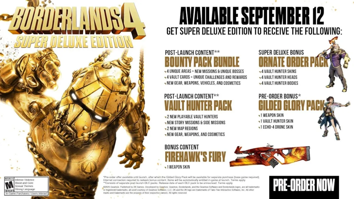 BORDERLANDS 4・SUPER DELUXE・ВСЕ DLC・НА РУССКОМ・STEAM