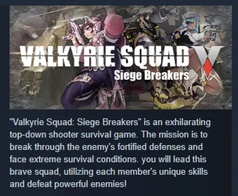 Valkyrie Squad: Siege Breakers АВТОДОСТАВКА STEAM GLOBAL МГНОВЕННО ЛИЦЕНЗИЯ
