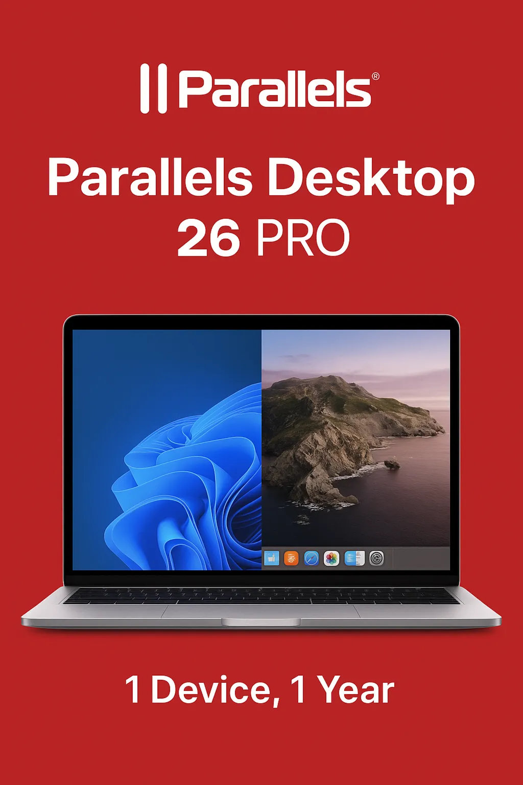 Parallels Desktop 26 PRO (MAC) (1 Устройство, 1 ГОД)