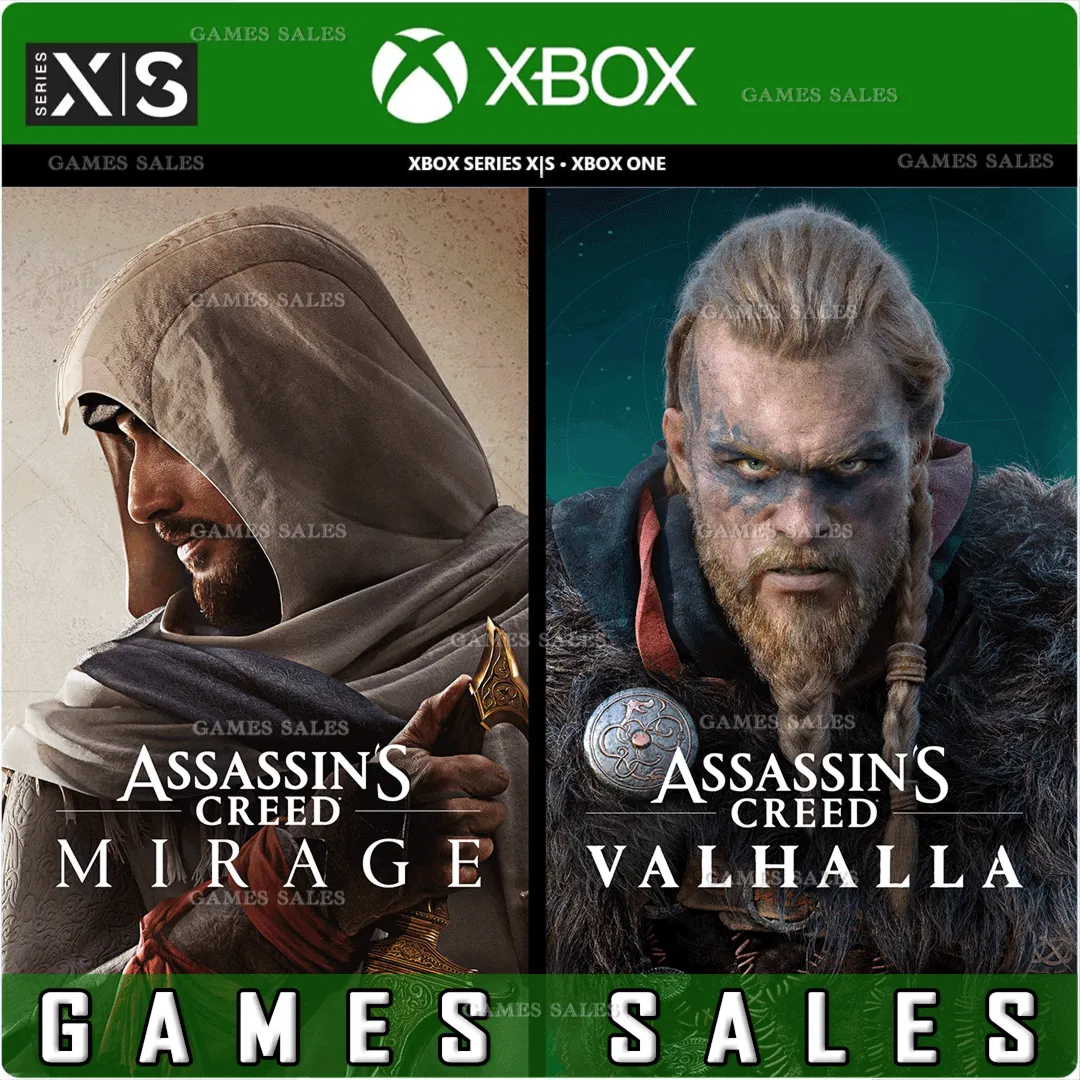 ASSASSIN’S CREED MIRAGE + VALHALLA BUNDLE XBOX КЛЮЧ - irongamers.ru