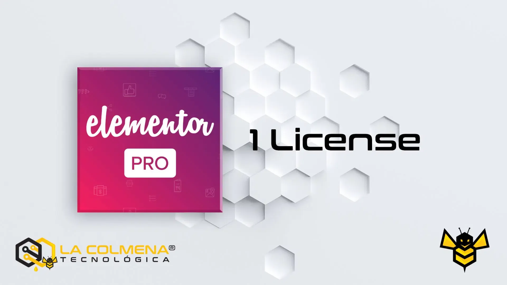 Официальная лицензия Elementor Pro на 1/2 года