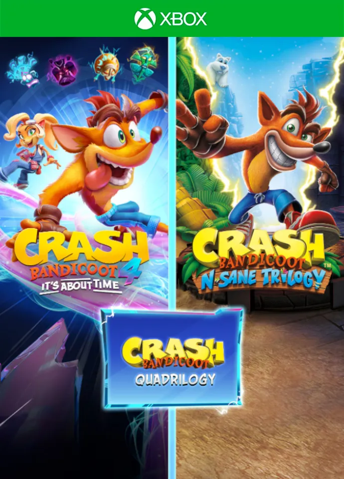 Crash Bandicoot 4 - Quadrilogy Bundle (Xbox) Аренда - irongamers.ru