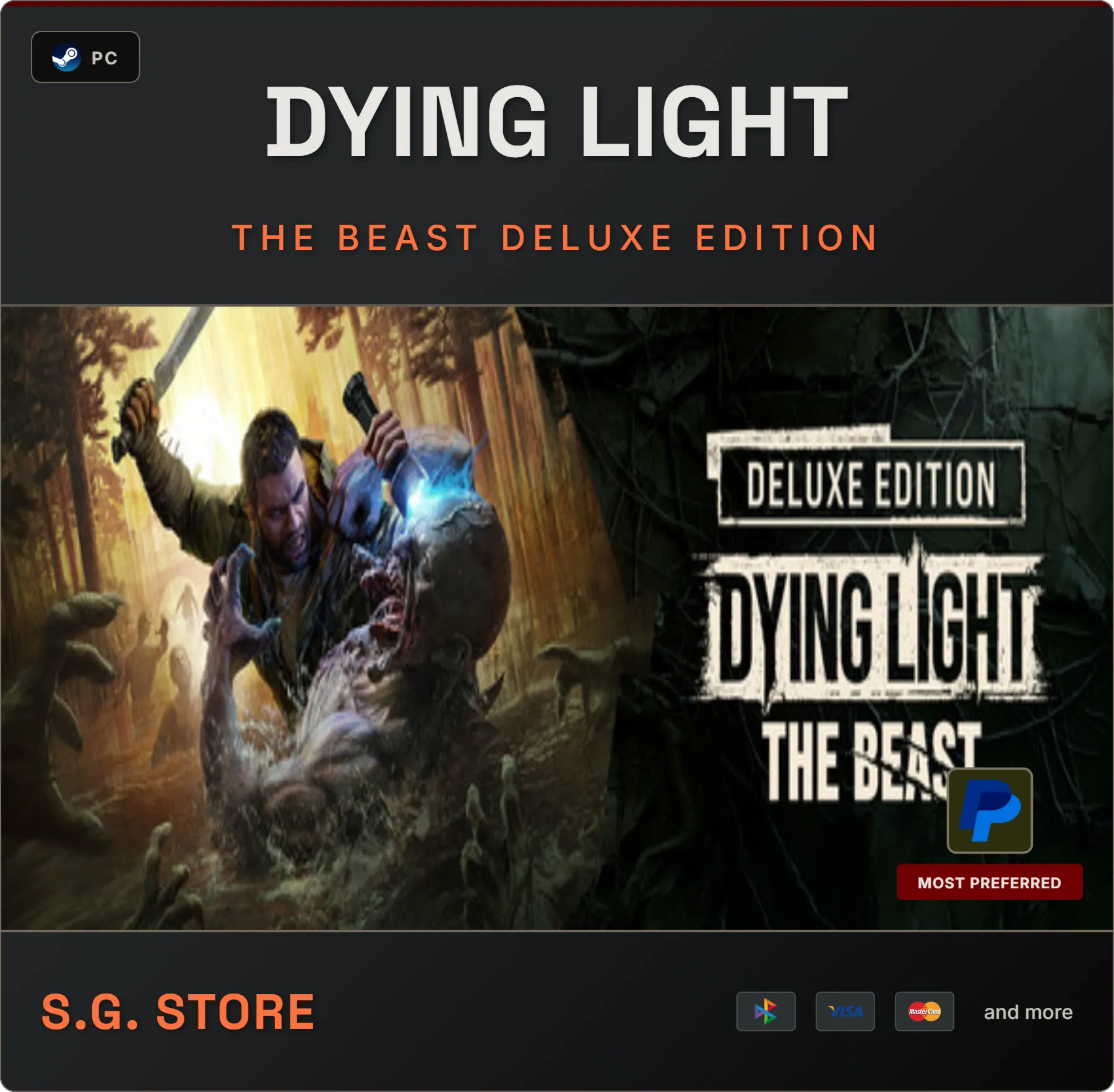 ❤ ️ Dying Light: The Beast Deluxe Edition Steam Offline