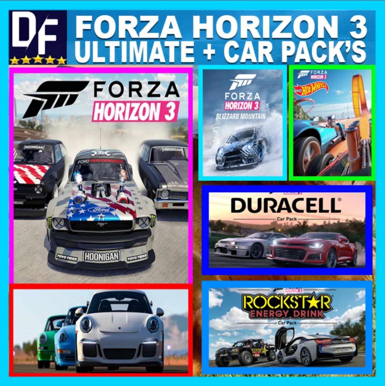 FORZA HORIZON 3 + DLC + НАБОРЫ МАШИН・MICROSOFT・PC・ - irongamers.ru