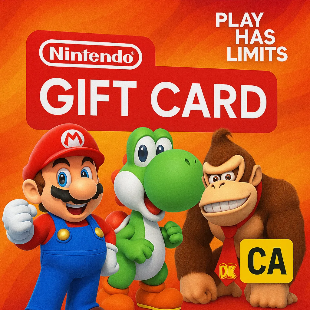 🕹 ️Nintendo Gift Cards 10-99 CAD | CA