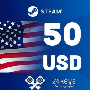STEAM 50 ДОЛЛАРОВ (USA|EU|TR|GBP|ARG) - irongamers.ru