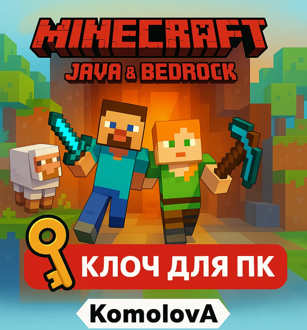 ВЕСЬ МИР Minecraft: Java & Bedrock для ПК + DELUXE КЛЮЧ - irongamers.ru