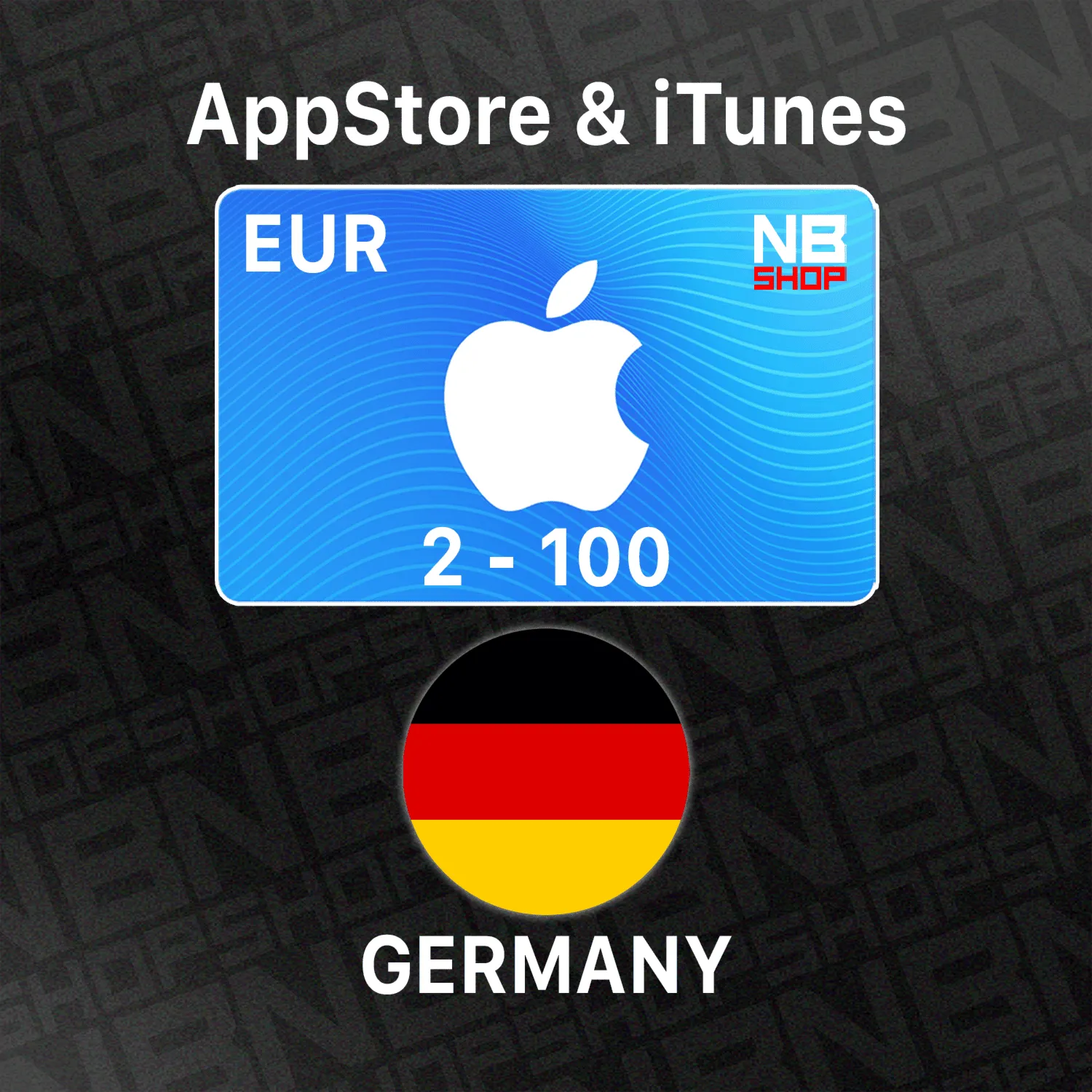 Карта Apple iTunes 2 - 100 EUR Ключ (Germany) Германия - irongamers.ru