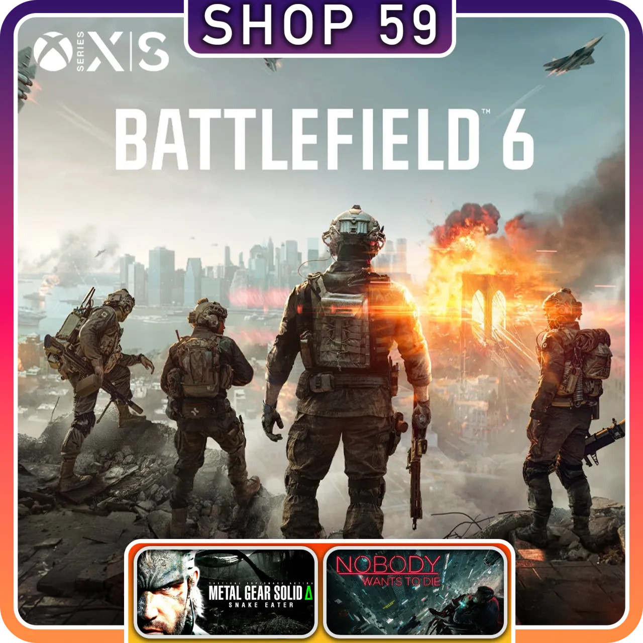 Battlefield 6 + 4 ТОП ИГРЫ XBOX (аренда)