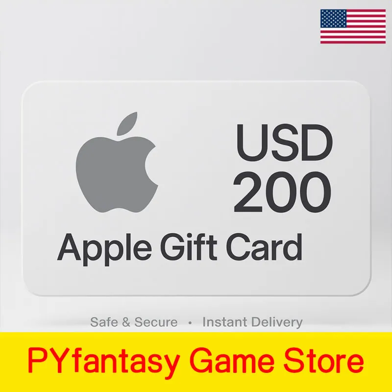 Apple iTunes Gift Card 200$ USD (USA) US