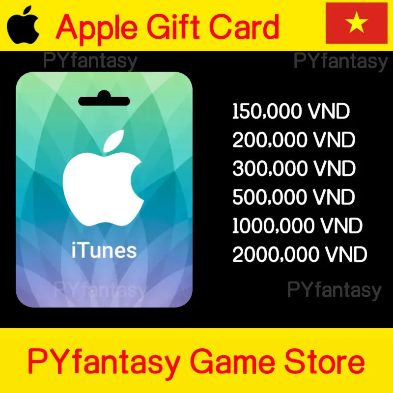 iTunes Gift Card Vietnam Gift Card AUTO DELIVERY
