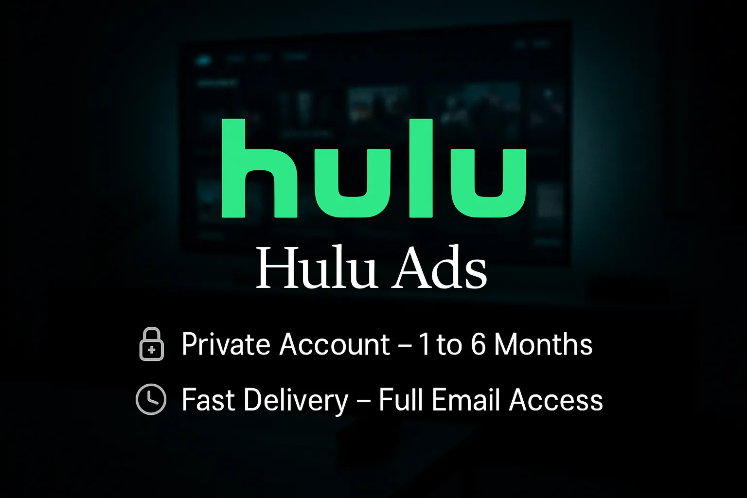 🎬 Hulu Без Рекламы | Приватный Аккаунт | 1–6 мес