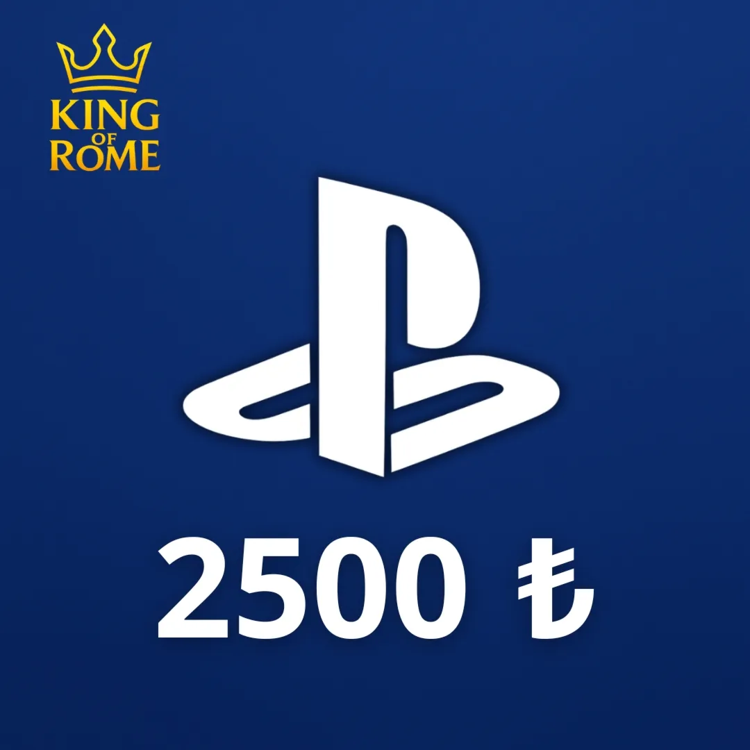 PlayStation Турция (2500 ₺) Подарочная карта | 24/7 Автодоставка
