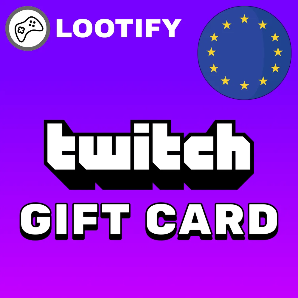 Twitch Код Пополнения 15/25/50/100 EUR Европа - irongamers.ru