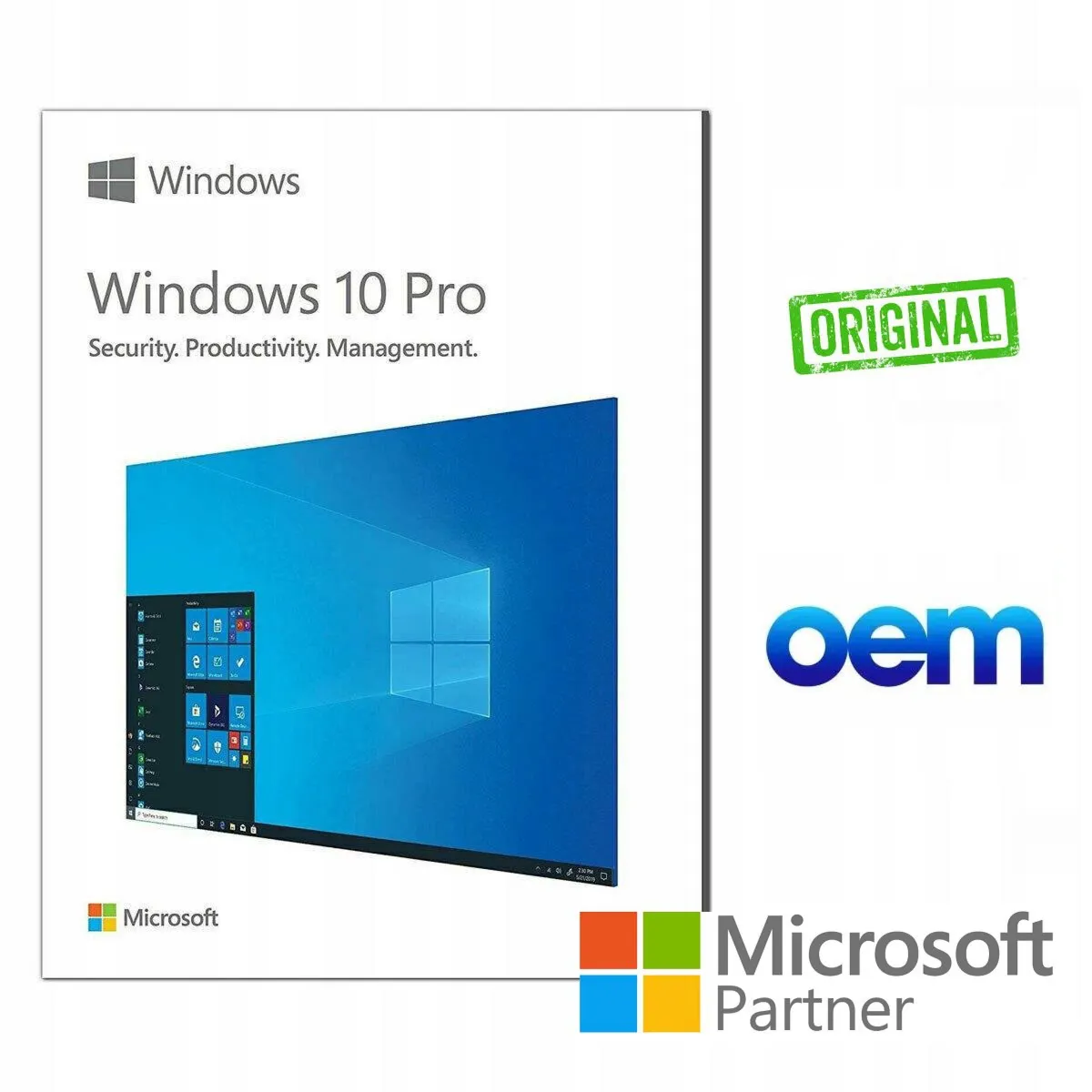 Windows 10 Pro🔑 OEM Гарантия ✅ Партнер Microsoft | ЧЕК | Купить лицензионный ключ
