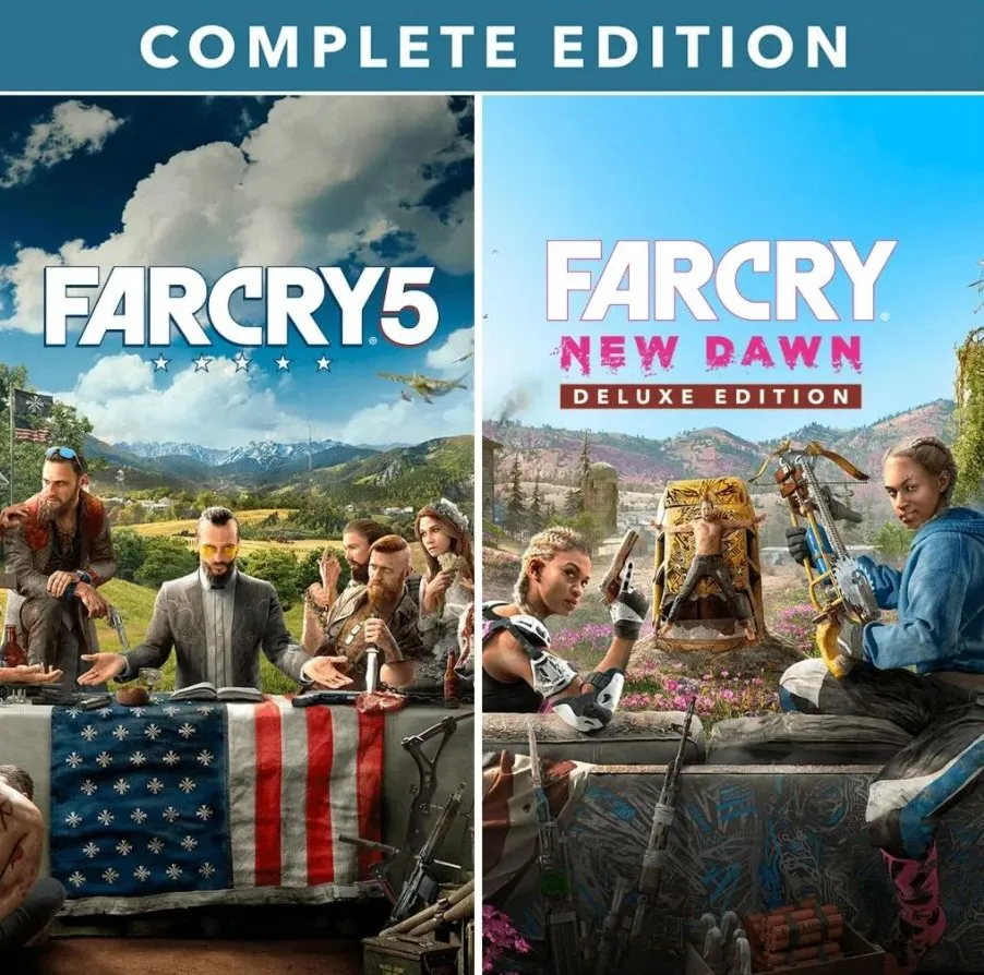 Far Cry 5 Gold + Far Cry New Dawn Deluxe Ubisoft KEY