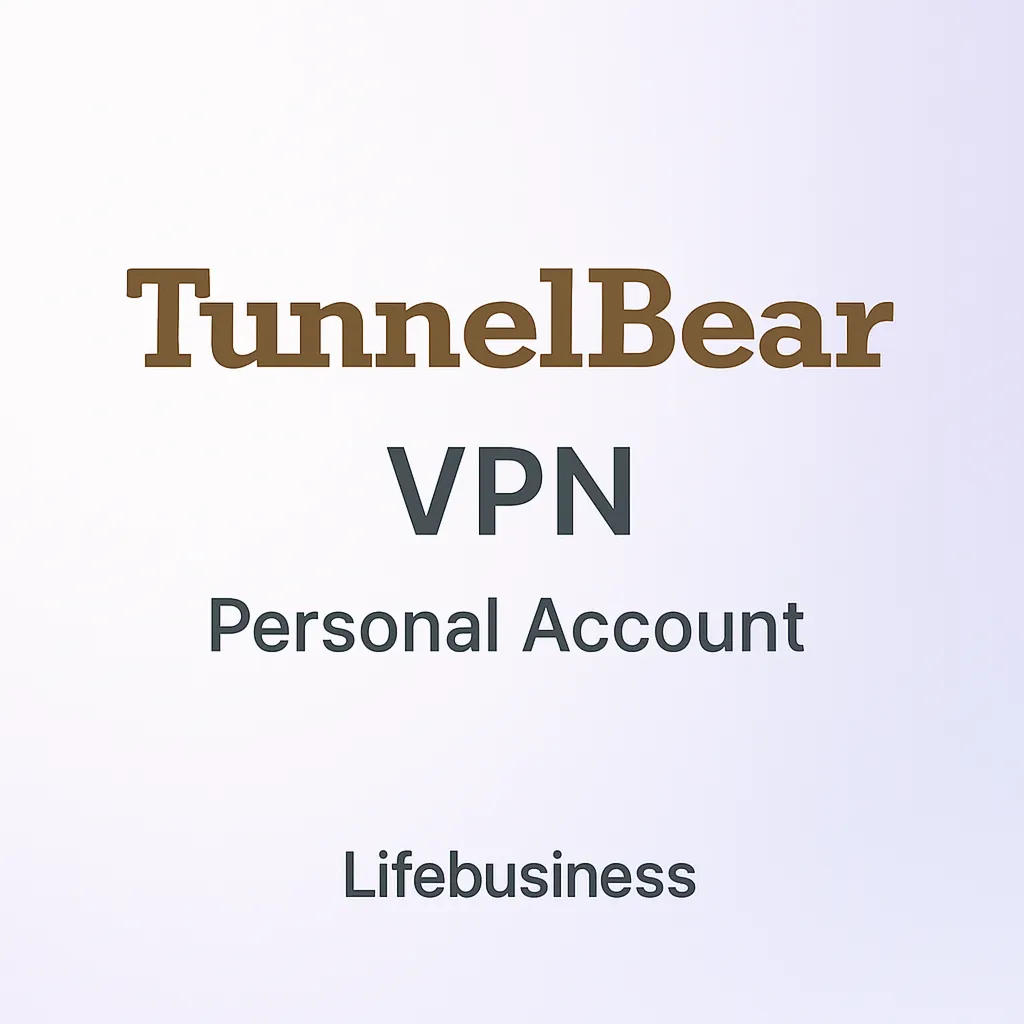 ЛИЧНЫЙ АККАУНТ TUNNELBEAR  НА 6-24 МЕСЯЦЕВ