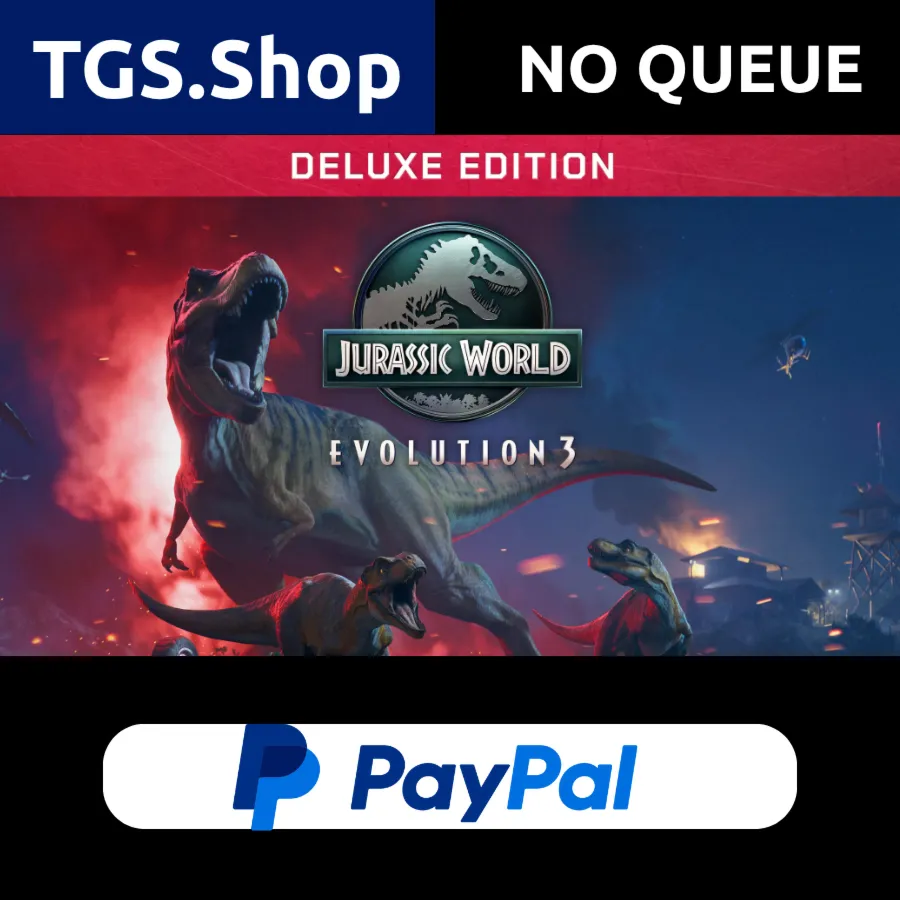 Jurassic World Evolution 3 DELUXE⚡ NO QUEUE⚡  PAYPAL