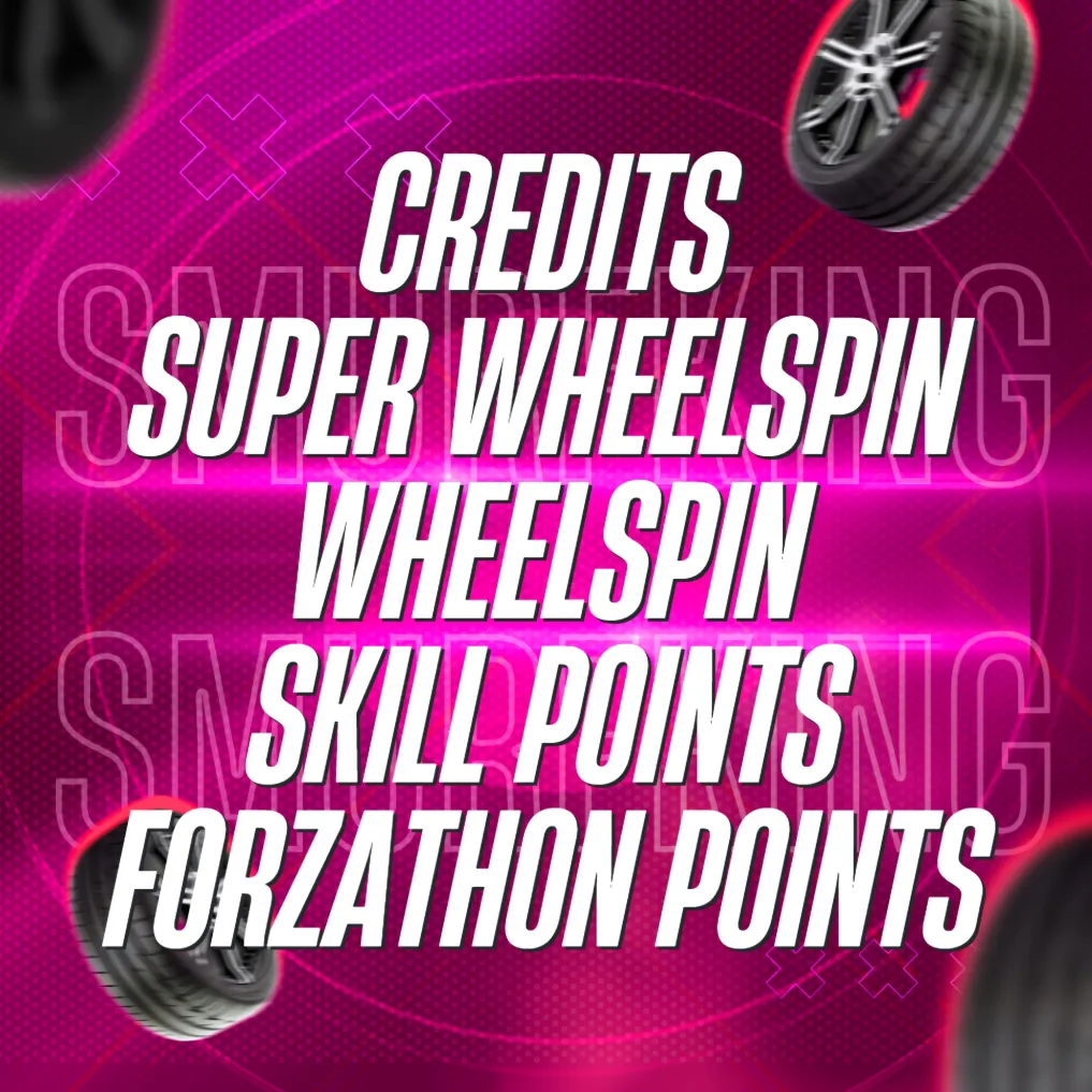 FH5 • 500.000.000: CR+SUPER WS+SKILL POINTS+FORZATHON