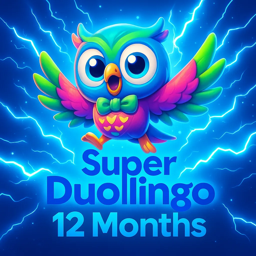 🦉 DUOLINGO SUPER – ПОДПИСКА НА 1 ГОД НА ВАШ АККАУНТ 🦉 