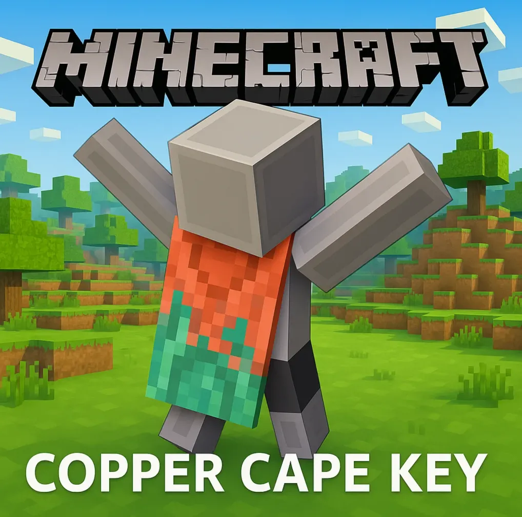 Minecraft Плащ Copper Cape Twitch Java＆Bedrock - irongamers.ru