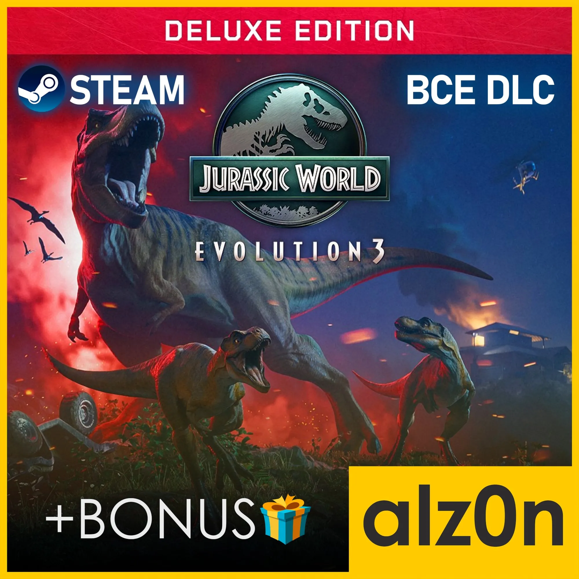 🟥 Jurassic World Evolution 3: Deluxe Edition・STEAM