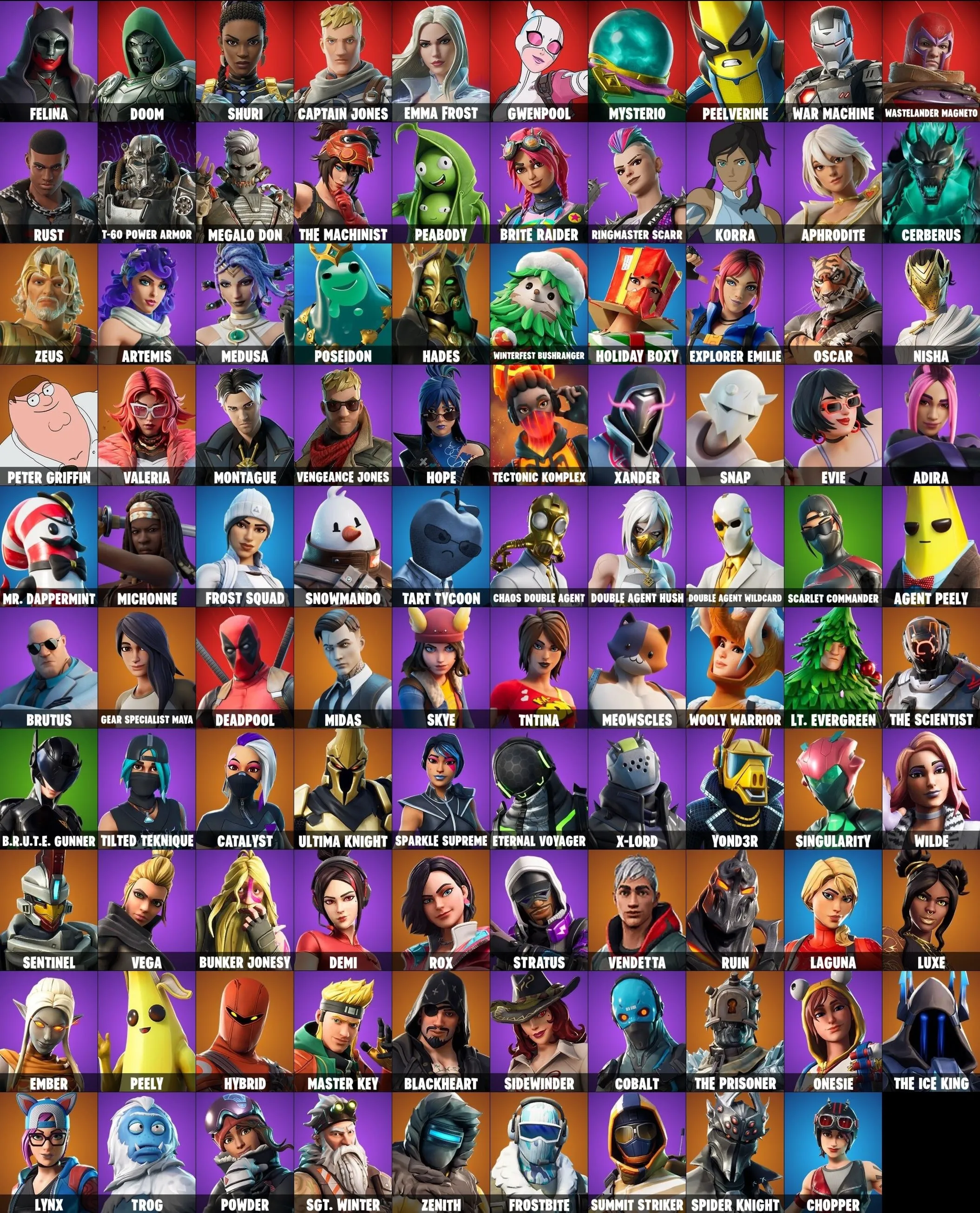 FORTNITE 100+ ОБЛИЦОВ АККАУНТ|OG SPIDER KNIGHT| + ПОЧТА - irongamers.ru