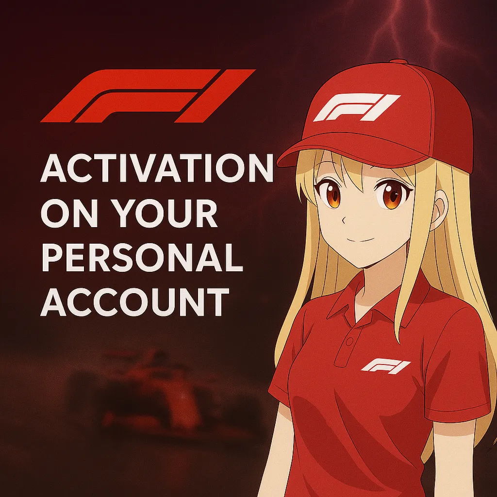 🏎 ️ F1 TV 12month Pro  Activation On Your Account