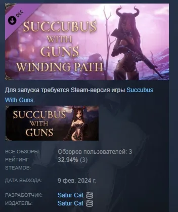 Succubus With Guns - Campaign "WINDING PATH" STEAM - irongamers.ru