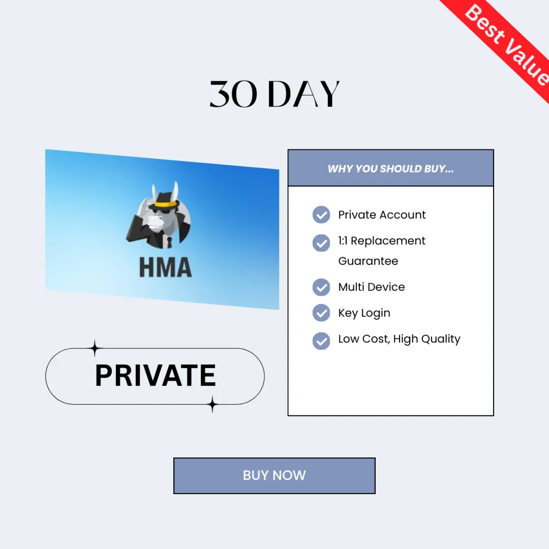 GLOBAL HMA  KEY FOR 30 DAYS | 1 MONTH | MODEL | MODEL