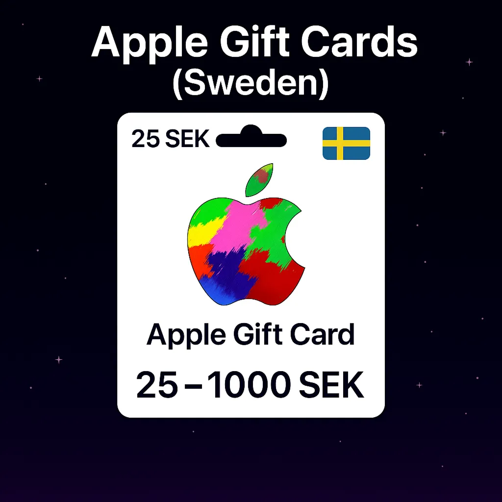 Apple Gift Cards (Швеция) 25–1000 SEK | Коды пополнения