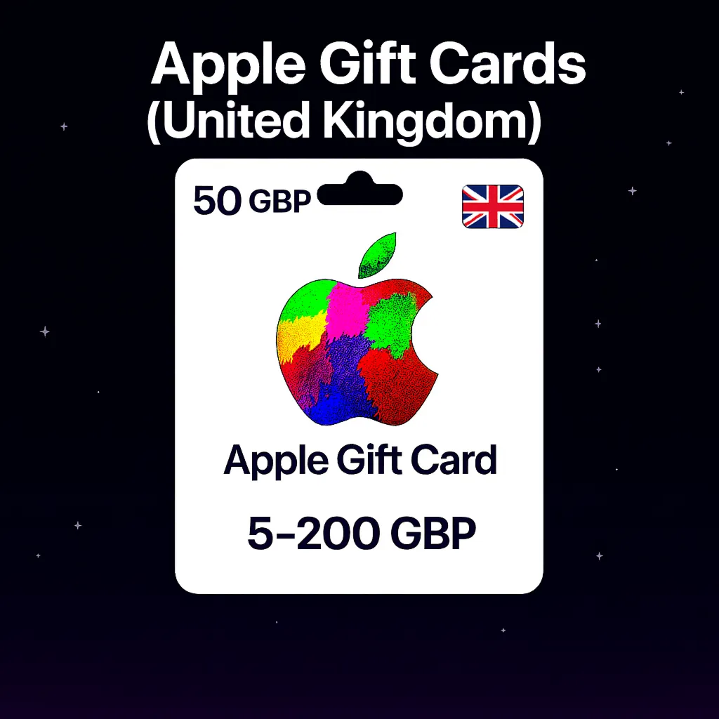 Apple Gift Cards (Великобритания) 5–200 GBP | Коды