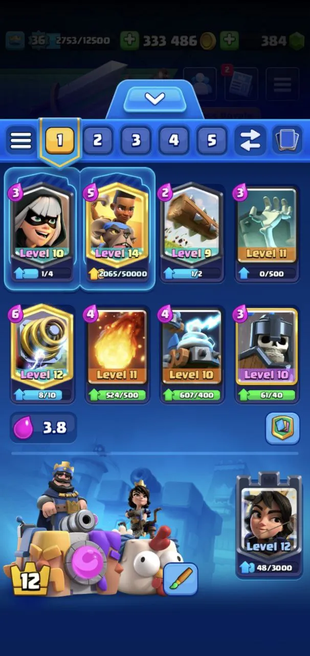 CR - BS - COC | 36 LVL | 5655 Tрофеев | Кухня палача
